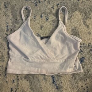 Brandy Melville light pink cropped tank top